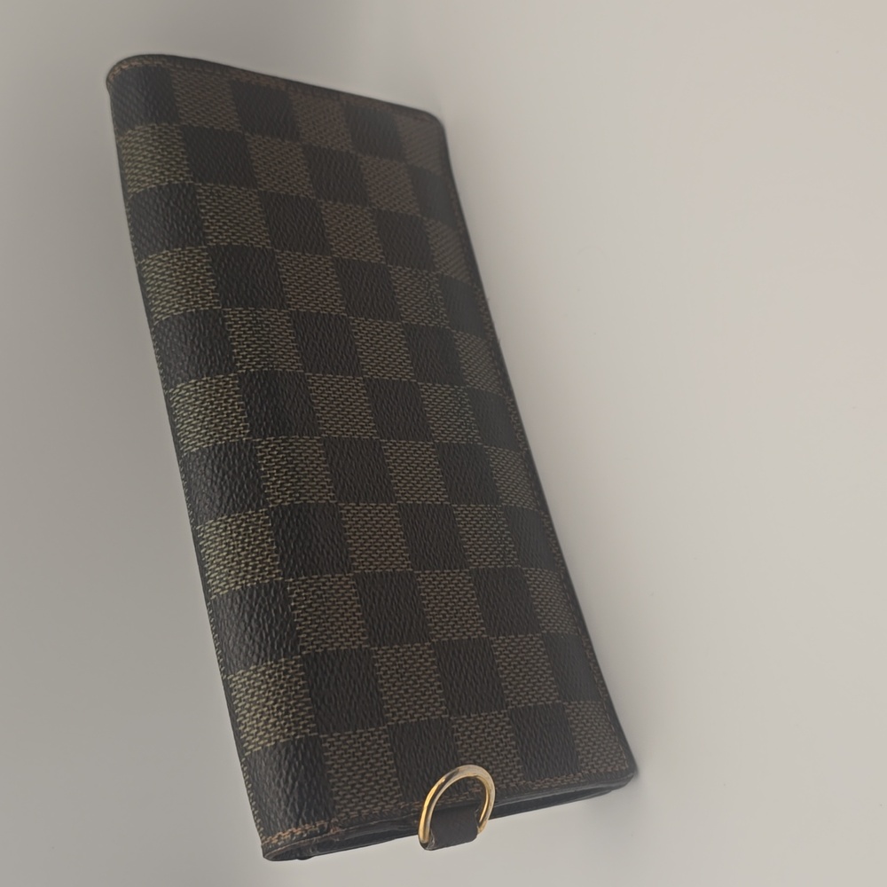 Louis Vuitton Damier Brown Porte Feuille Accordion Long Wallet (VERY GOOD)COA✨️ - Picture 11 of 15